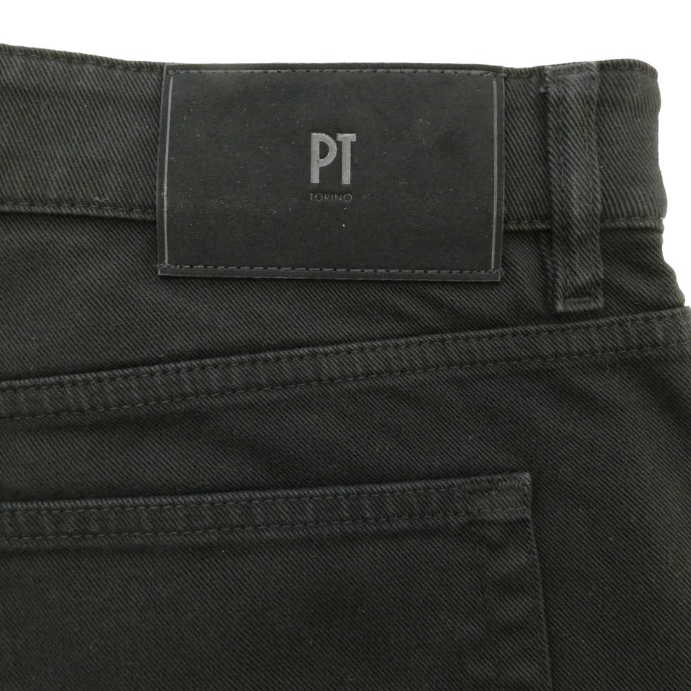 ピーティートリノ C5DPJ5Z0 SAMBA 5P 5ポケット ツイル デニムパンツ ブラック系 S【極上美品】【中古】