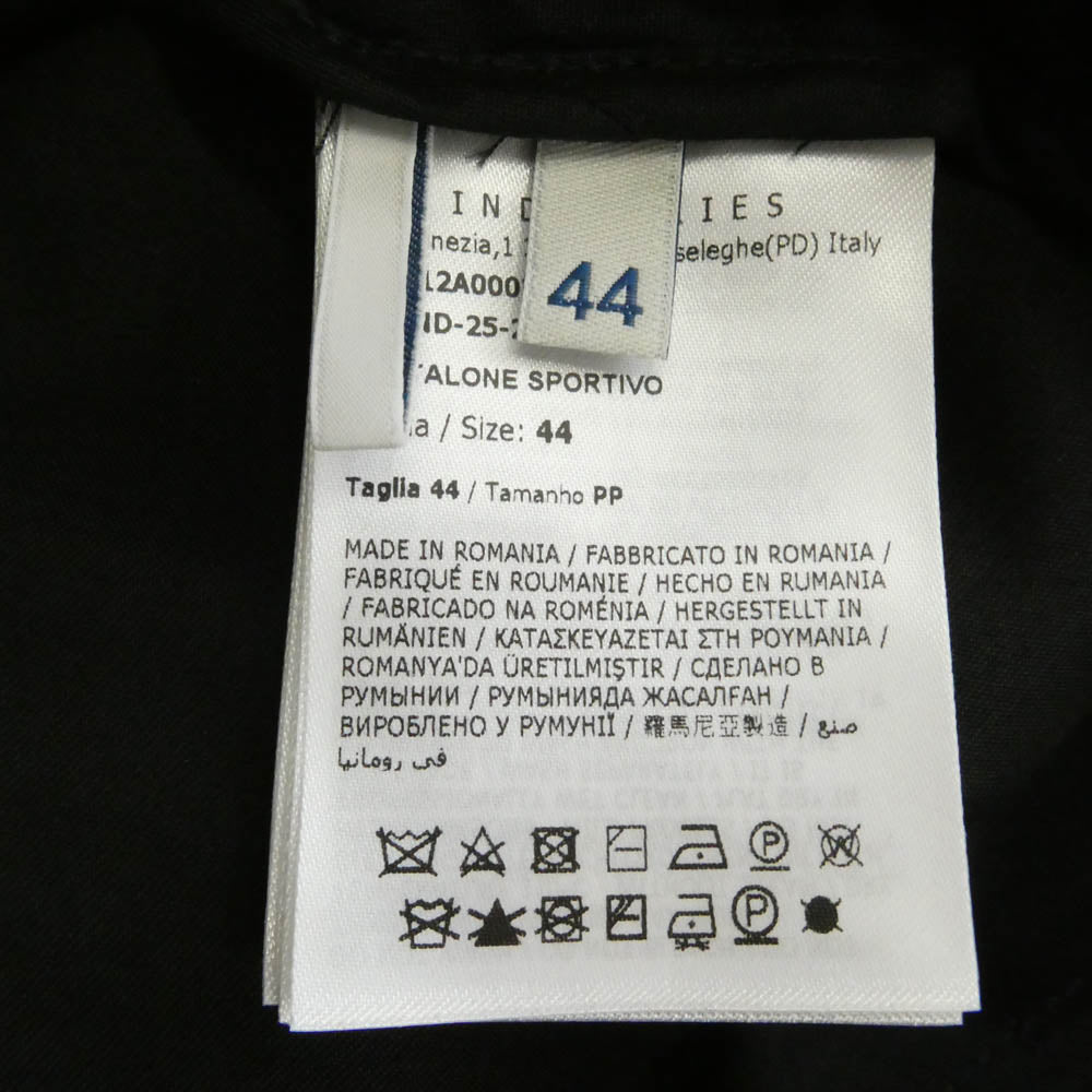 MONCLER モンクレール L10912A00020 PANTALONE SPORTIVO テクニカルリネンブレンド素材 パンタローネ スポルティーボ パンタロン イージー スラックスパンツ ブラック系 44【中古】