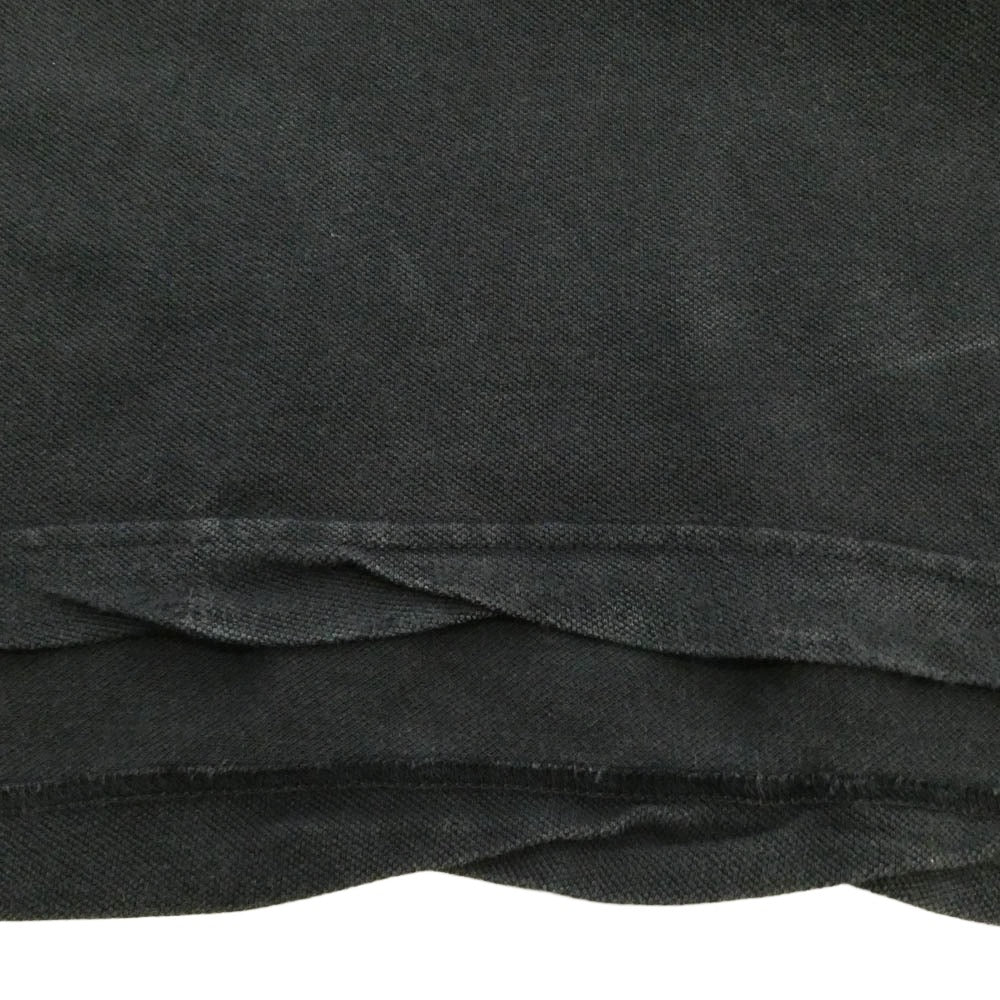 BALENCIAGA バレンシアガ 25SS 828531 TSVC7 Laurel Solid S/S Polo Shirt ローレル クラシック BBロゴ刺繍 半袖 ポロシャツ ブラック系 S【中古】