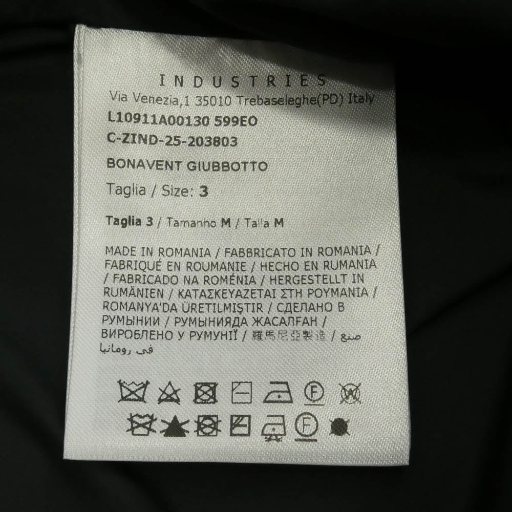 MONCLER モンクレール L10911A00130 BONAVENT GIUBBOTTO ボナベント テクニカルリネン混 ウィンドブレーカー ジップアップ トラックジャケット ブラック系 3【中古】