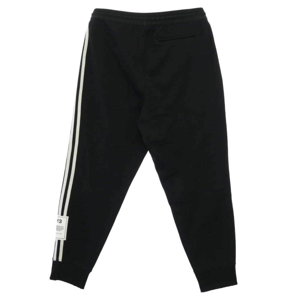 Y-3 Yohji Yamamoto ワイスリー ヨウジヤマモト 21SS H16342 M 3 STP CUFFED TRKPNT スリーストライプ カフド トラックパンツ ブラック系 S【中古】