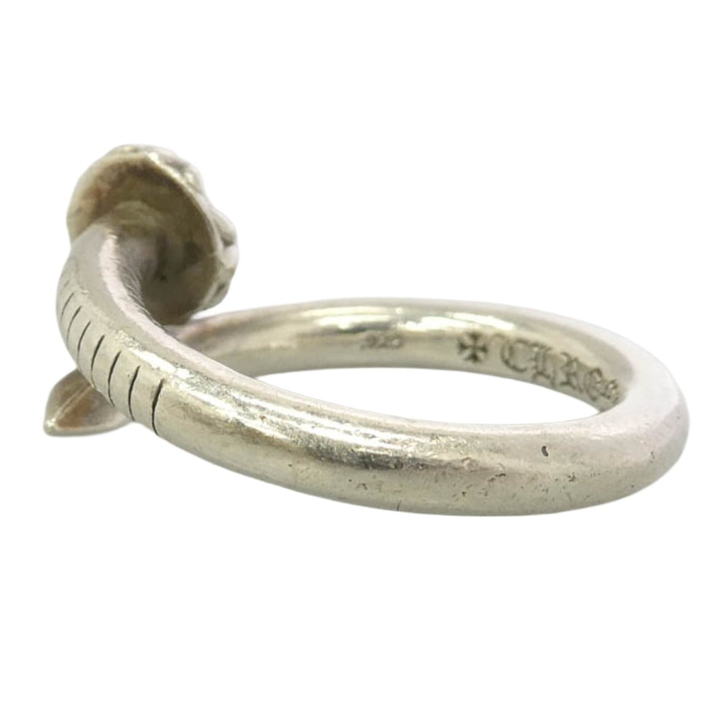 CHROME HEARTS クロムハーツ（原本無） NAIL CRSBALL ネイル クロスボール リング シルバー系 12.5号【中古】