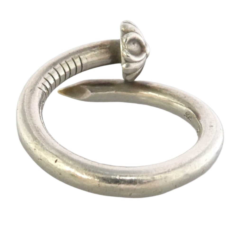 CHROME HEARTS クロムハーツ（原本無） NAIL CRSBALL ネイル クロスボール リング シルバー系 12.5号【中古】