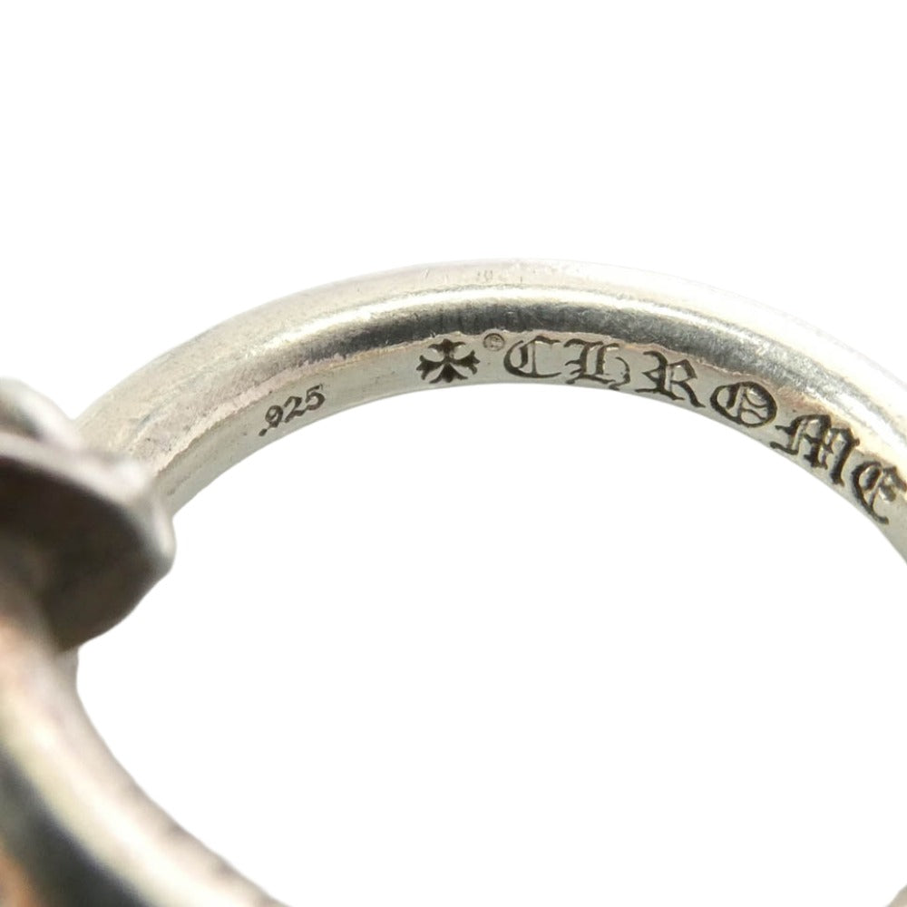 CHROME HEARTS クロムハーツ（原本無） NAIL CRSBALL ネイル クロスボール リング シルバー系 12.5号【中古】