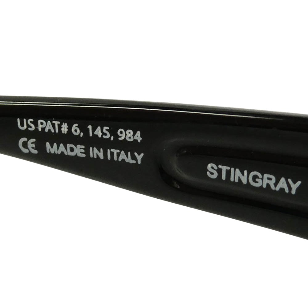 マウイジム MJ-103-02 イタリア製 STINGRAY スティングレー サングラス アイウェア ブラック系 55□23-129【中古】