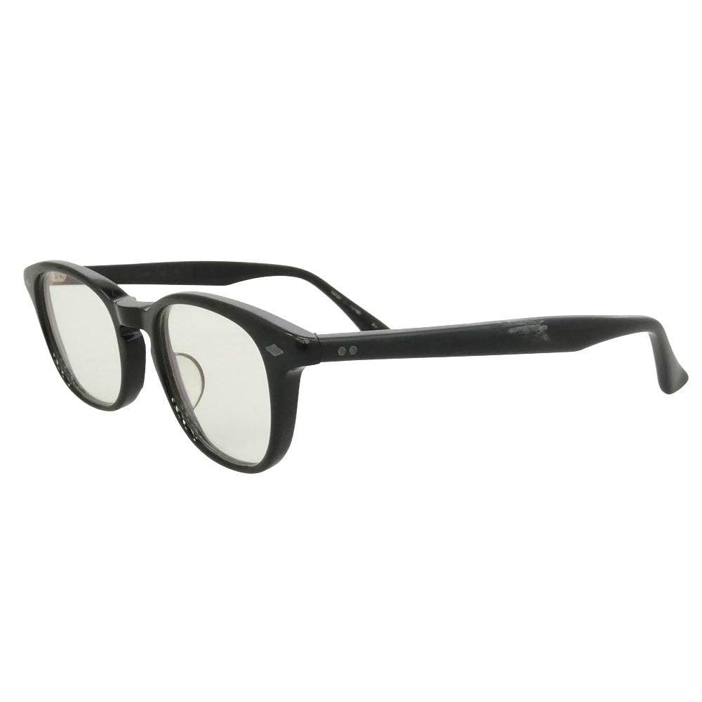 ディグナ Classic 109 度入り ウェリントン メガネ 眼鏡 アイウェア ブラック系 48□21-145【中古】