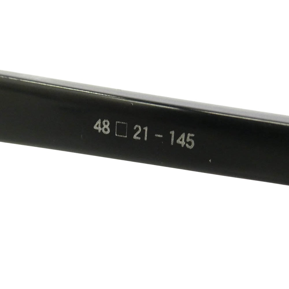 ディグナ Classic 109 度入り ウェリントン メガネ 眼鏡 アイウェア ブラック系 48□21-145【中古】