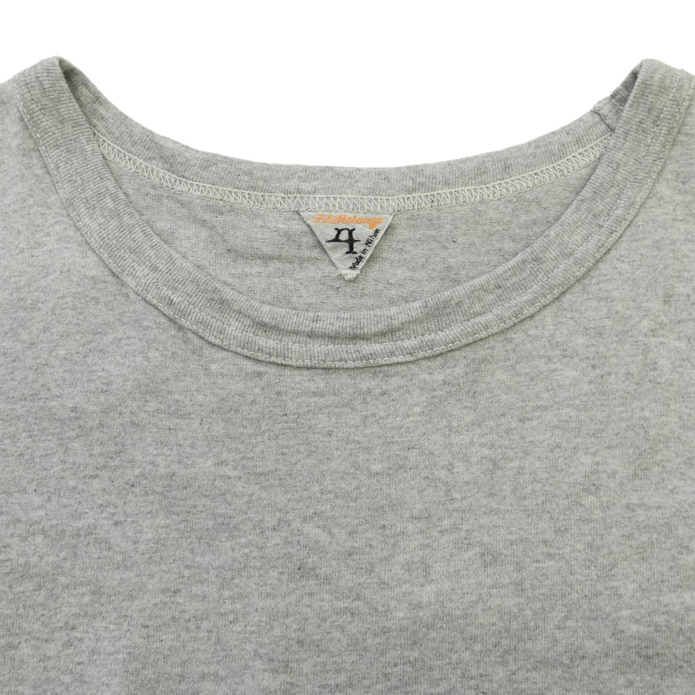 FilMelange フィルメランジェ クルーネック 半袖 Tシャツ カットソー グレー系【中古】