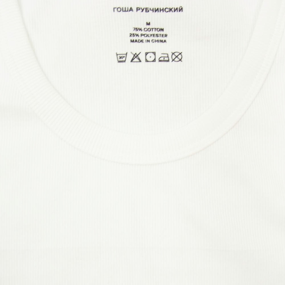 ゴーシャラブチンスキー Tank Top タンクトップ ホワイト系 M【中古】