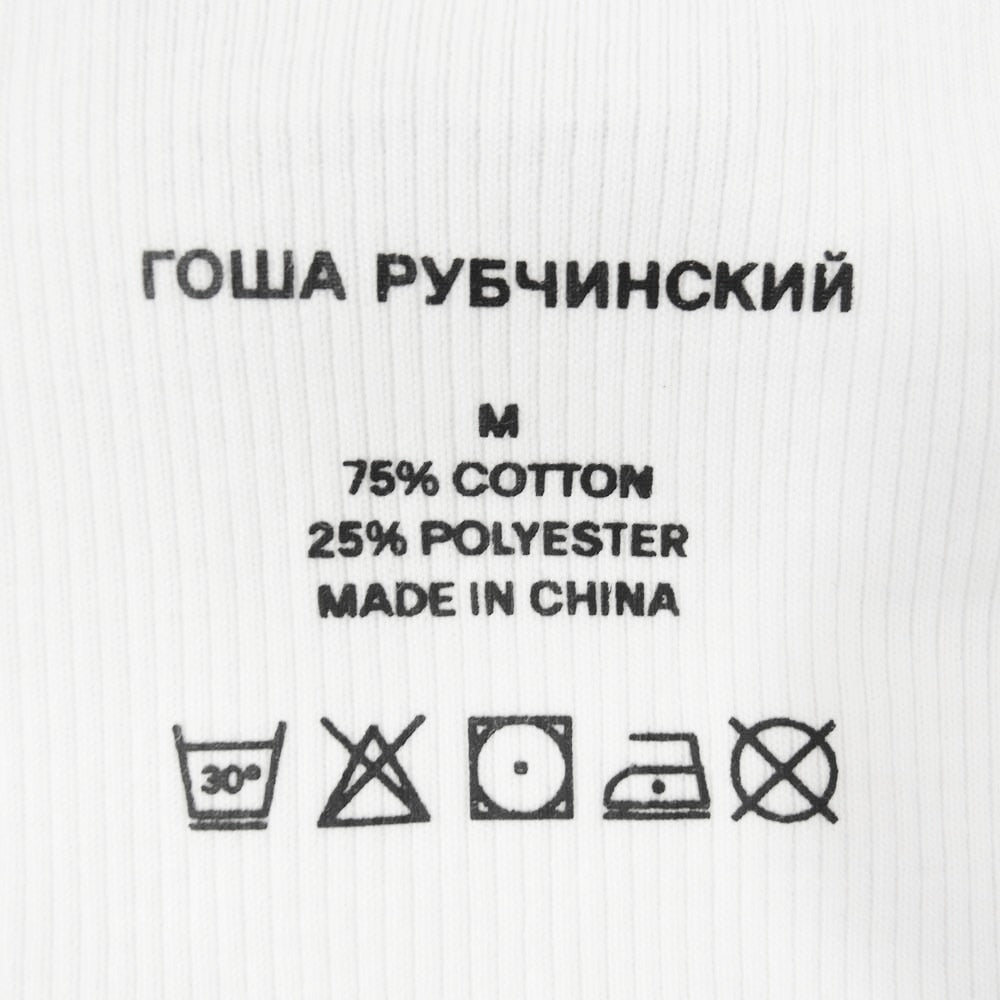 ゴーシャラブチンスキー Tank Top タンクトップ ホワイト系 M【中古】