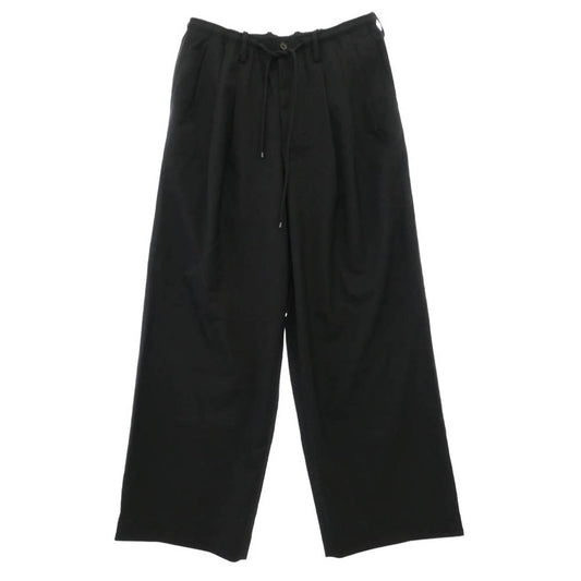 markaware マーカウェア 26SS A26B04PT02C オーガニックウール 2/80トロピカル トリプルプリーテッドイージートラウザーズ スラックスパンツ ブラック系 2【中古】