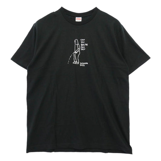 Supreme シュプリーム 25SS Piss Tee ピス Tシャツ 半袖カットソー ブラック系 L【極上美品】【中古】