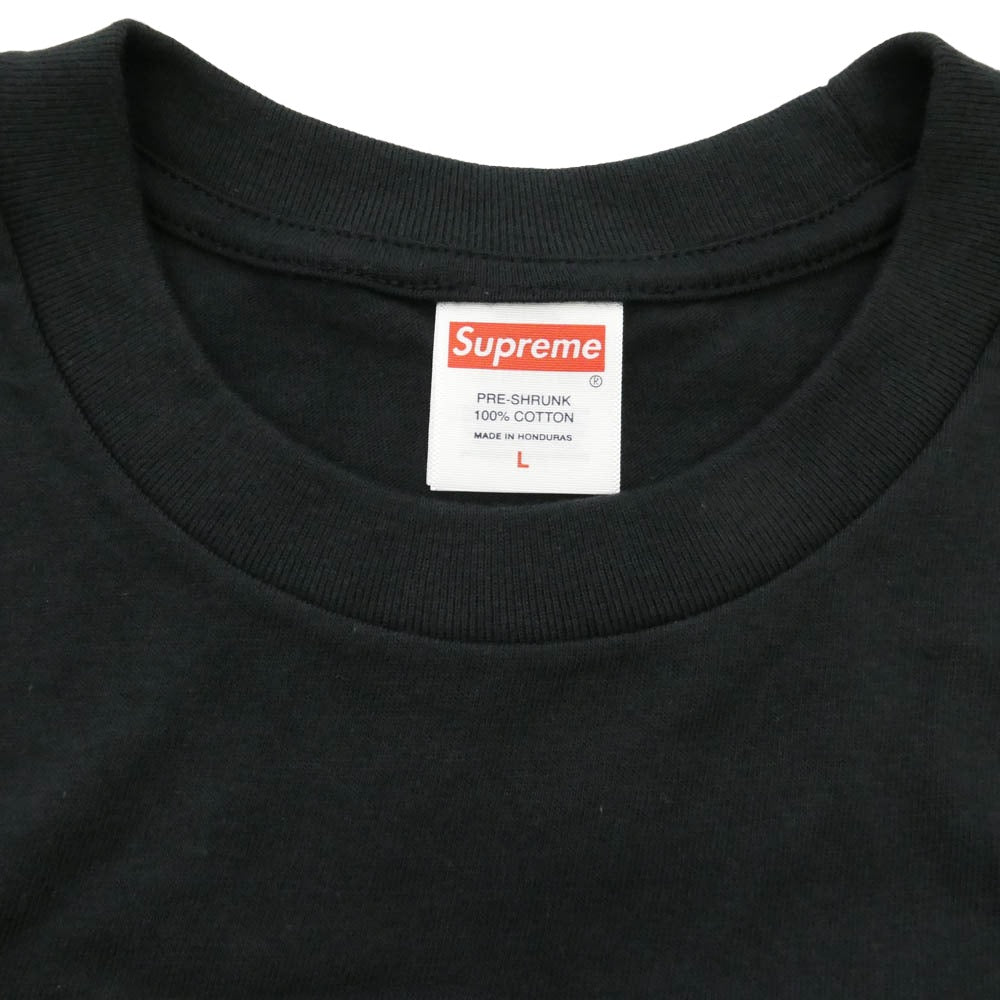 Supreme シュプリーム 25SS Beef Tee ビーフ プリント Tシャツ 半袖カットソー ブラック ブラック系 L【極上美品】【中古】