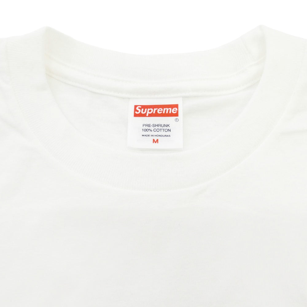 Supreme シュプリーム 25SS Beef Tee ビーフ プリント Tシャツ 半袖カットソー ホワイト ホワイト系 M【極上美品】【中古】