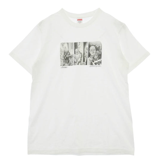 Supreme シュプリーム 24AW Mister Cartoon Pow Tee ミスター カートゥーン パウ Tシャツ 半袖カットソー ホワイト系 M【極上美品】【中古】