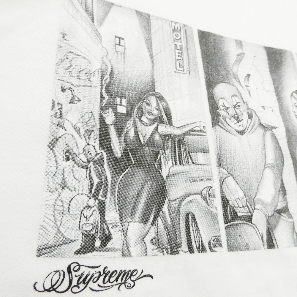 Supreme シュプリーム 24AW Mister Cartoon Pow Tee ミスター カートゥーン パウ Tシャツ 半袖カットソー ホワイト系 M【極上美品】【中古】