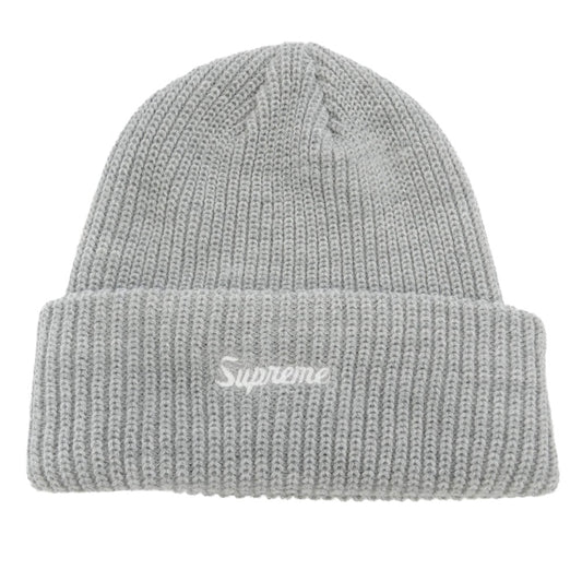 Supreme シュプリーム 23AW Loose Gauge Beanie ルーズ ゲージ ビーニー ニット キャップ グレー系【極上美品】【中古】