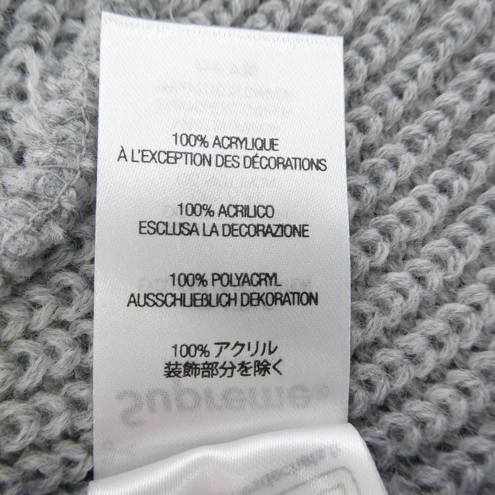 Supreme シュプリーム 23AW Loose Gauge Beanie ルーズ ゲージ ビーニー ニット キャップ グレー系【極上美品】【中古】