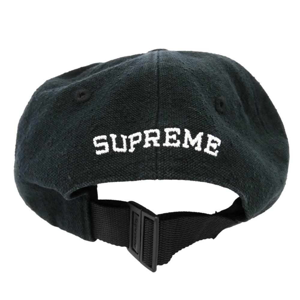 Supreme シュプリーム 23SS CLASSIC LOGO 6-PANEL CAP クラシック ロゴ 6パネル キャップ 帽子 ブラック ブラック系【中古】
