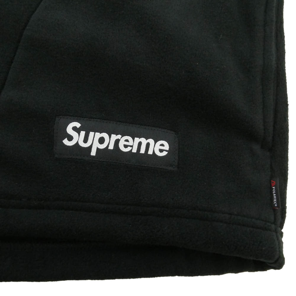 Supreme シュプリーム 22AW Polartec Mock Neck Pullover ポーラテック フリース ハイネック プルオーバー トレーナー ブラック ブラック系 XL【極上美品】【中古】