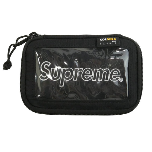 Supreme シュプリーム 19AW Small Zip Pouch スモール ジップ ポーチ ブラック系【新古品】【未使用】【中古】