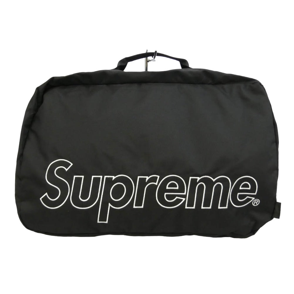 Supreme シュプリーム 19AW Duffle Bag 2WAY ダッフル ショルダー バッグ ブラック系【極上美品】【中古】