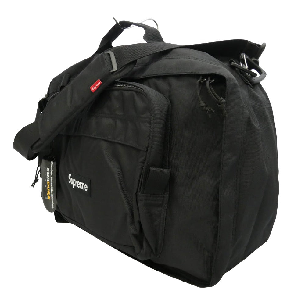 Supreme シュプリーム 19AW Duffle Bag 2WAY ダッフル ショルダー バッグ ブラック系【極上美品】【中古】