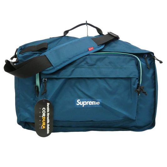 Supreme シュプリーム 19AW Duffle Bag 2WAY ダッフル ショルダー バッグ ターコイズブルー系【新古品】【未使用】【中古】