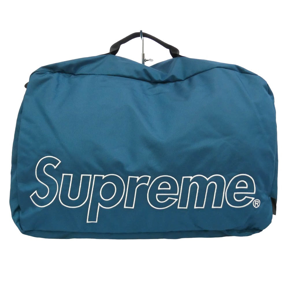 Supreme シュプリーム 19AW Duffle Bag 2WAY ダッフル ショルダー バッグ ターコイズブルー系【新古品】【未使用】【中古】