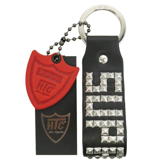 Supreme シュプリーム HTC エイチティーシー 23SS x Hollywood Trading Company ハリウッドトレーディングカンパニー Studded Keychain スタッディド キーチェーン キーループ ブラック系【新古品】【未使用】【中古】