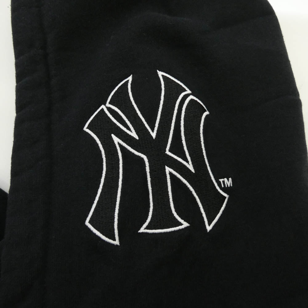 Supreme シュプリーム 22AW × New York Yankees Kanji Hooded Sweatshirt ニューヨーク ヤンキース カンジ フーディー スウェットシャツ パーカー ブラック系 L【極上美品】【中古】