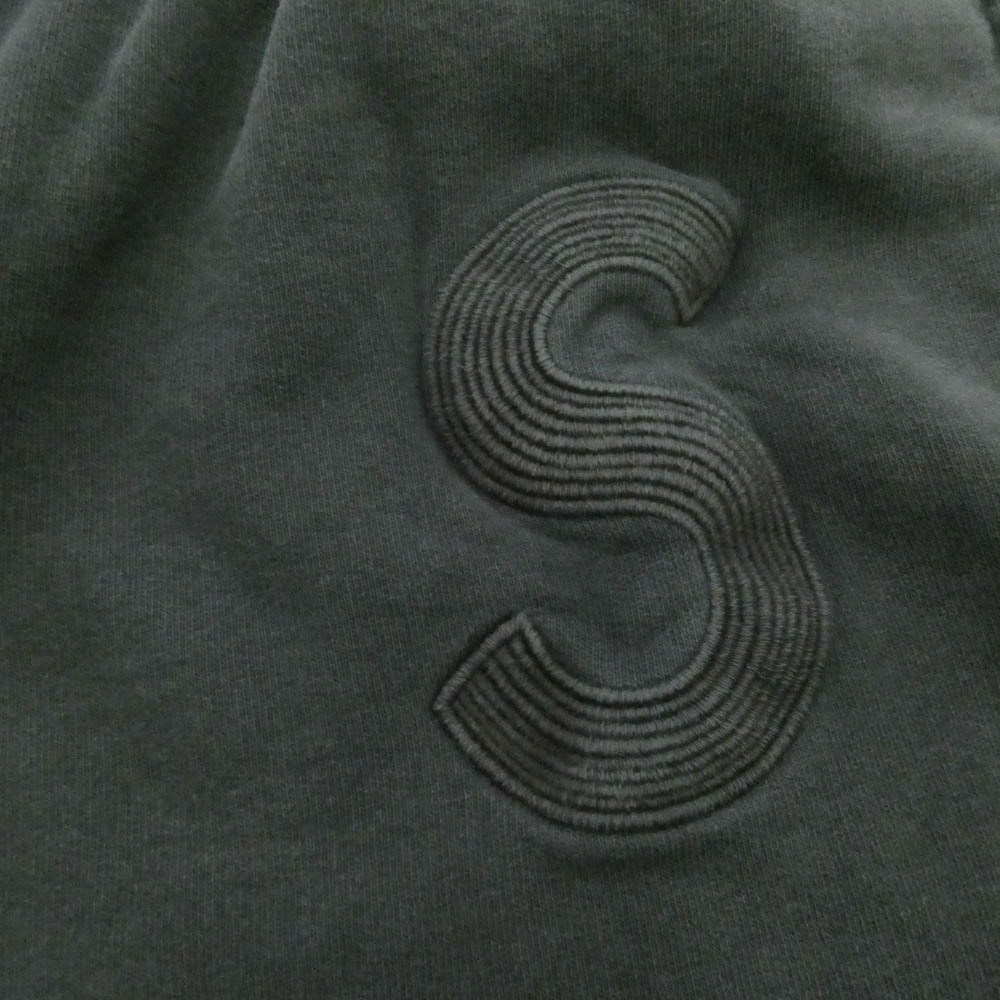 Supreme シュプリーム 23SS 23SS カナダ製 Overdyed S Logo Sweatpant オーバーダイド S ロゴ 刺繍ロゴ スウェット パンツ ブラック系 XL【新古品】【未使用】【中古】