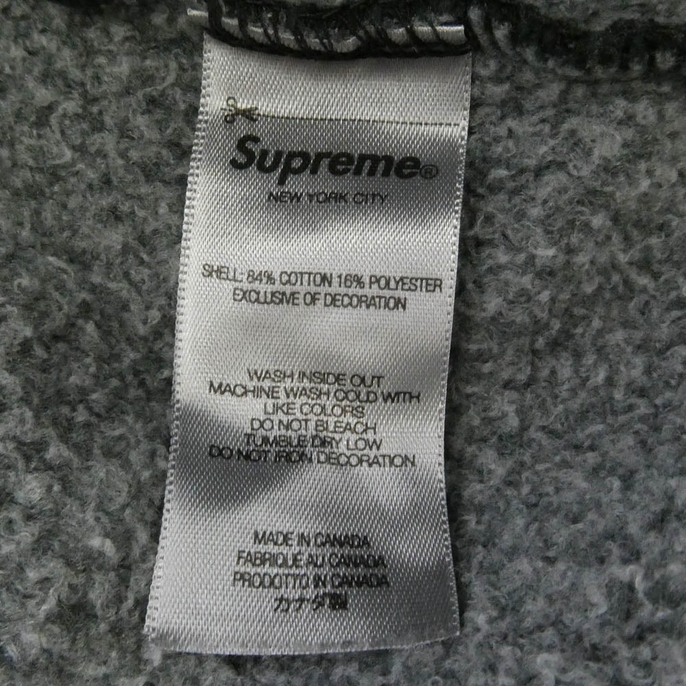 Supreme シュプリーム 23SS Overdyed S Logo Hooded Sweatshirt オーバーダイド ロゴ フーデッド スウェットシャツ プルオーバー パーカー フーディー ブラック系【美品】【中古】