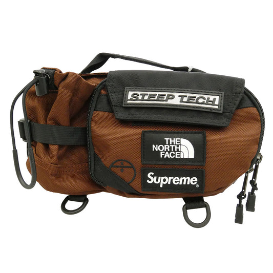 Supreme シュプリーム THE NORTH FACE ノースフェイス 22AW NM82291I ×THE NORTH FACE Steep Tech Waist Bag スティープテック ウエストバッグ ダークオーク ウエストポーチ ブラウン系【新古品】【未使用】【中古】