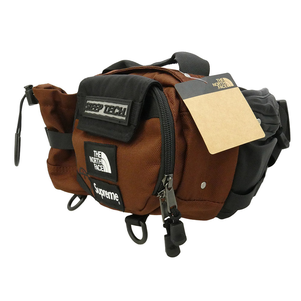 Supreme シュプリーム THE NORTH FACE ノースフェイス 22AW NM82291I ×THE NORTH FACE Steep Tech Waist Bag スティープテック ウエストバッグ ダークオーク ウエストポーチ ブラウン系【新古品】【未使用】【中古】