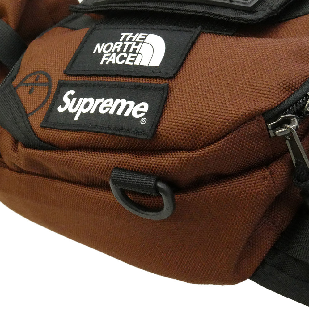 Supreme シュプリーム THE NORTH FACE ノースフェイス 22AW NM82291I ×THE NORTH FACE Steep Tech Waist Bag スティープテック ウエストバッグ ダークオーク ウエストポーチ ブラウン系【新古品】【未使用】【中古】
