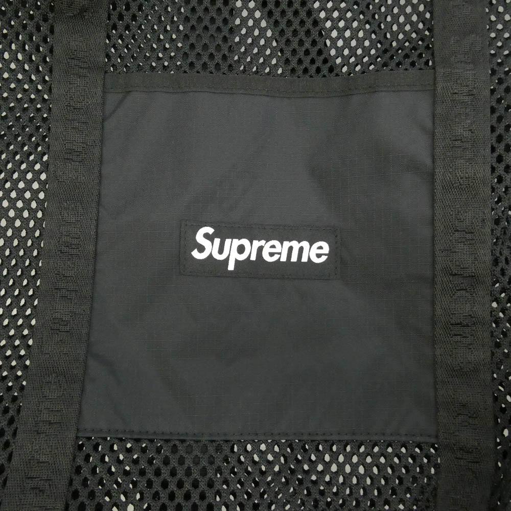 Supreme シュプリーム 25SS Mesh Tote Bag メッシュ トートバッグ ブラック系【極上美品】【中古】