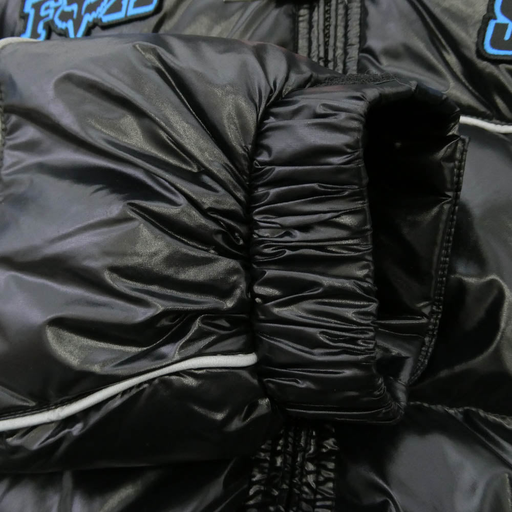 Supreme シュプリーム 25AW x Fox Racing フォックスレーシング Shiny Down Puffer Jacket シャイニー ダウン パファー ジャケット ブラック系 S【極上美品】【中古】