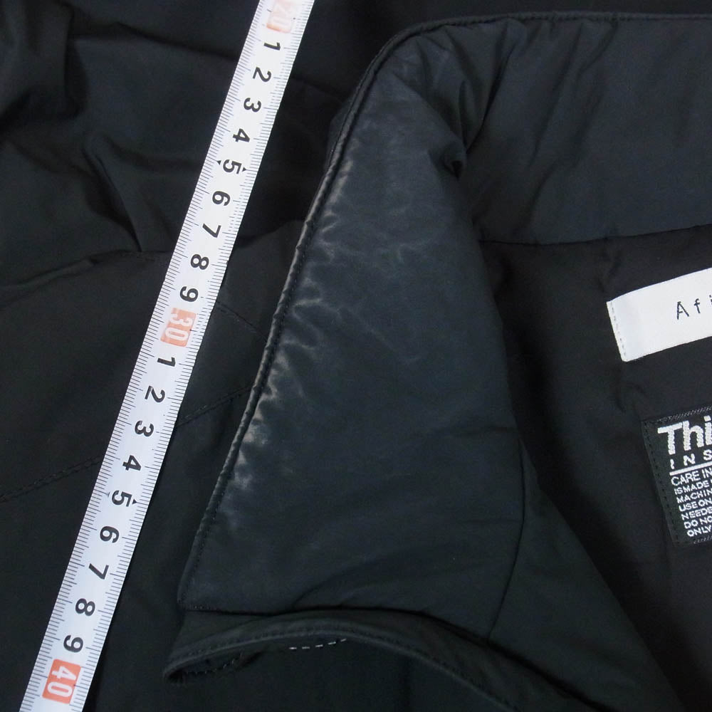 アフィット FI-04 WATER PROOF PUFF JACKET ウォーター プルーフ 中綿 ジャケット ブラック系 1【中古】