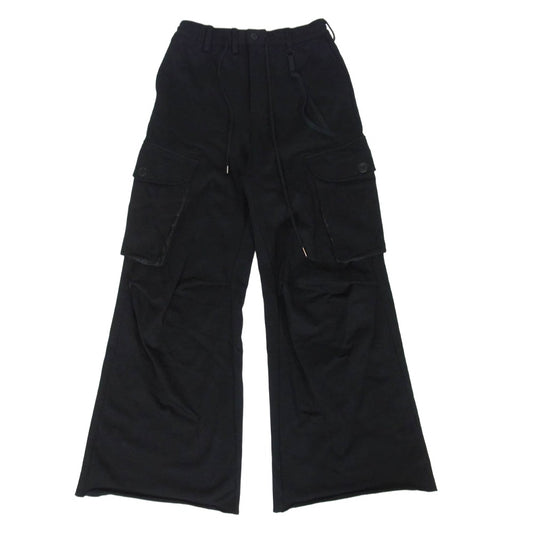 タム 26S0353 OVER CARGO SWEAT PANTS カーゴ スウェット パンツ ブラック系 サイズ表記無し【中古】