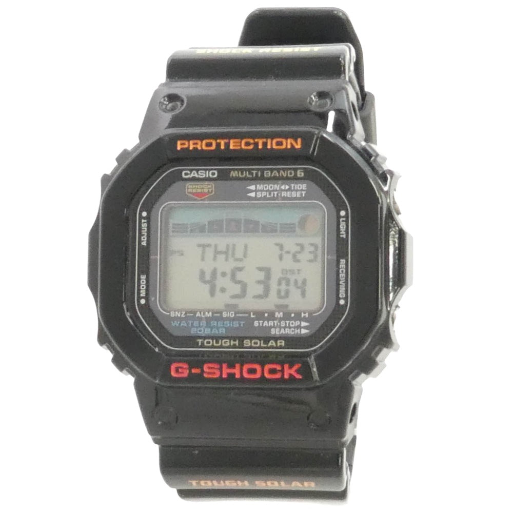 CASIO G-SHOCK カシオ ジーショック GWX-5600-1JF G-LIDE Gライド デジタル 電波ソーラー 腕時計 ブラック系【極上美品】【中古】