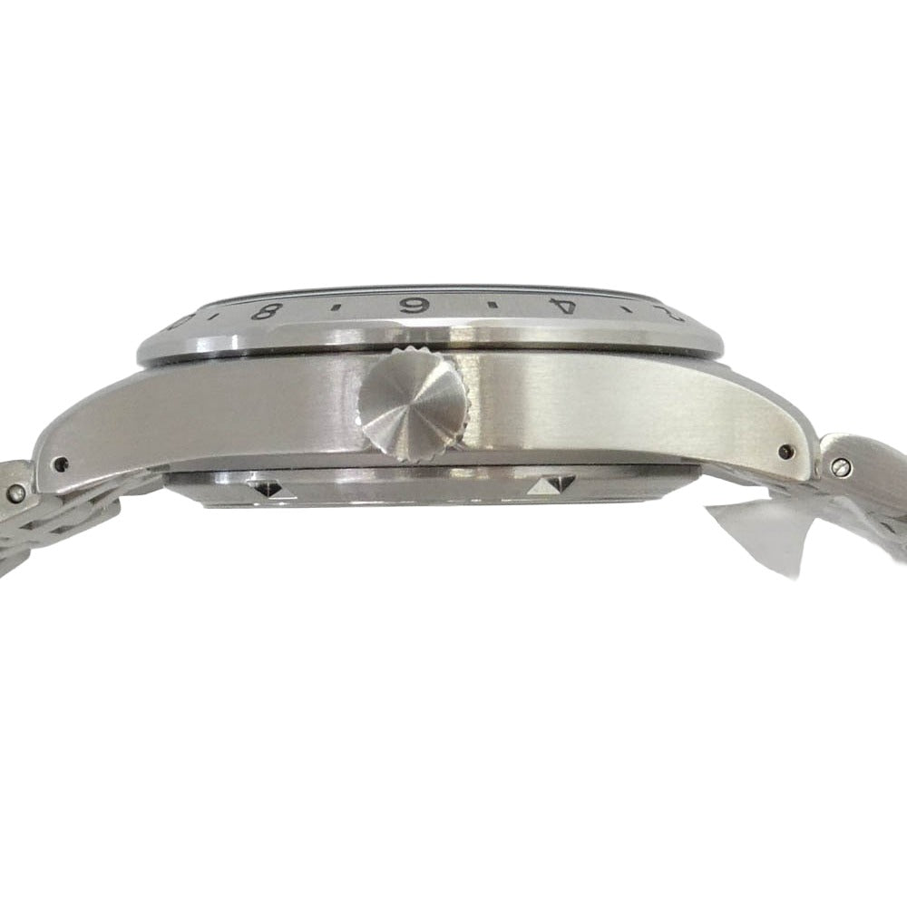 SEIKO セイコー SBSC011 5SPORTS GMT ファイブスポーツ 自動巻き 腕時計 シルバー系【極上美品】【中古】