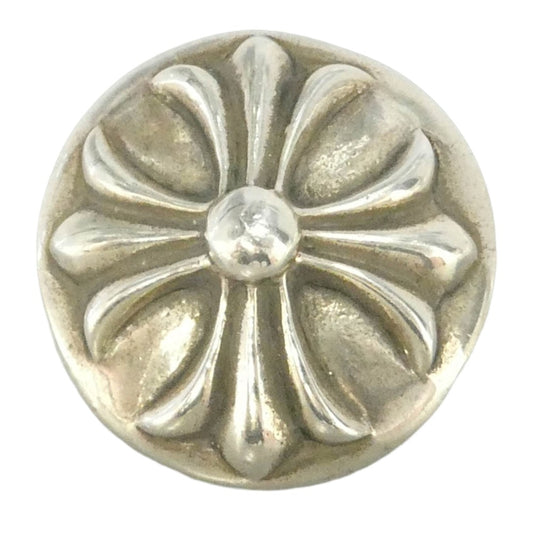 CHROME HEARTS クロムハーツ（原本有） HAIRBAND CROSS CHクロス クロスボールボタン ヘアゴム コンチョ シルバー系【中古】