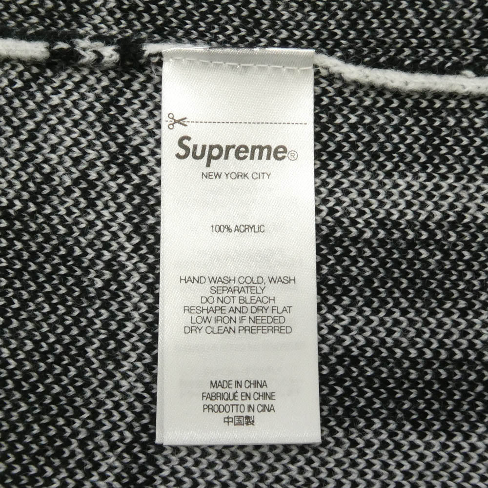 Supreme シュプリーム 25SS MONEY SWEATER マネーセーター 総柄 クルーネック ニット セーター ブラック系 ホワイト系 L【美品】【中古】