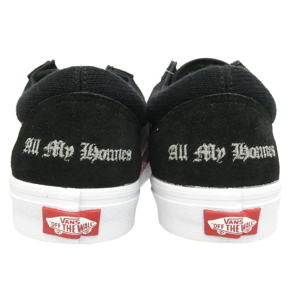 VANS バンズ 671638-0002 V36CF ZORN ALLMY Homies オールマイホーミーズ OLD SKOOL オールドスクール ローカット スニーカー ブラック系 ホワイト系 27.5cm【新古品】【未使用】【中古】