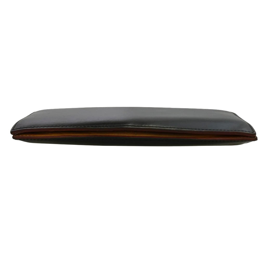 GANZO ガンゾ CORDOVAN LONG コードバン ロングウォレット 小銭入れ付き 長財布 ブラック系【中古】