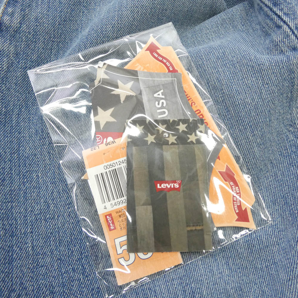 Levi's リーバイス 00501-2454 USA製 501 サークルR USED加工 WHITE OAK ホワイトオーク デニムパンツ ジーンズ インディゴブルー系 W36 L32【美品】【中古】