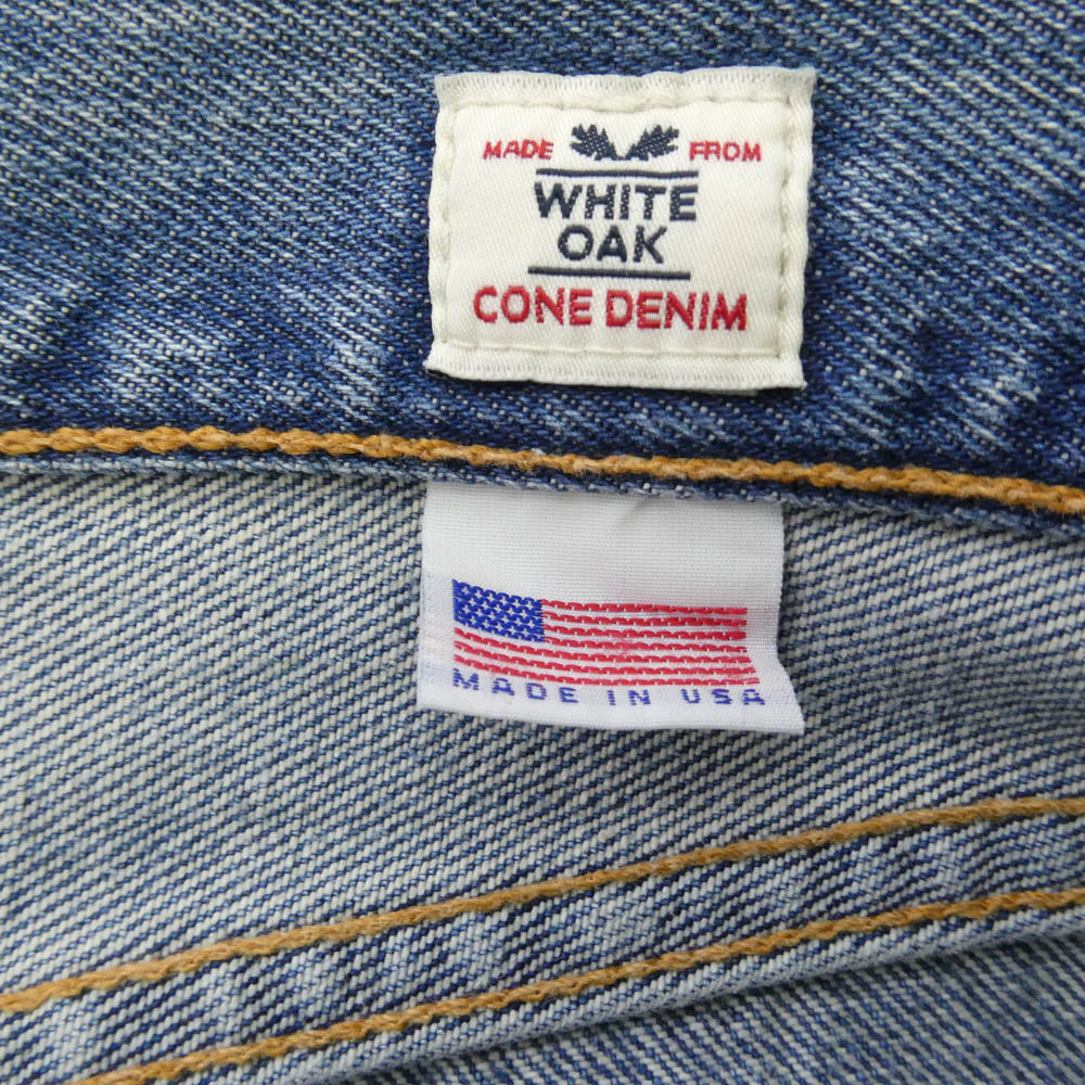 Levi's リーバイス 00501-2454 USA製 501 サークルR USED加工 WHITE OAK ホワイトオーク デニムパンツ ジーンズ インディゴブルー系 W36 L32【美品】【中古】