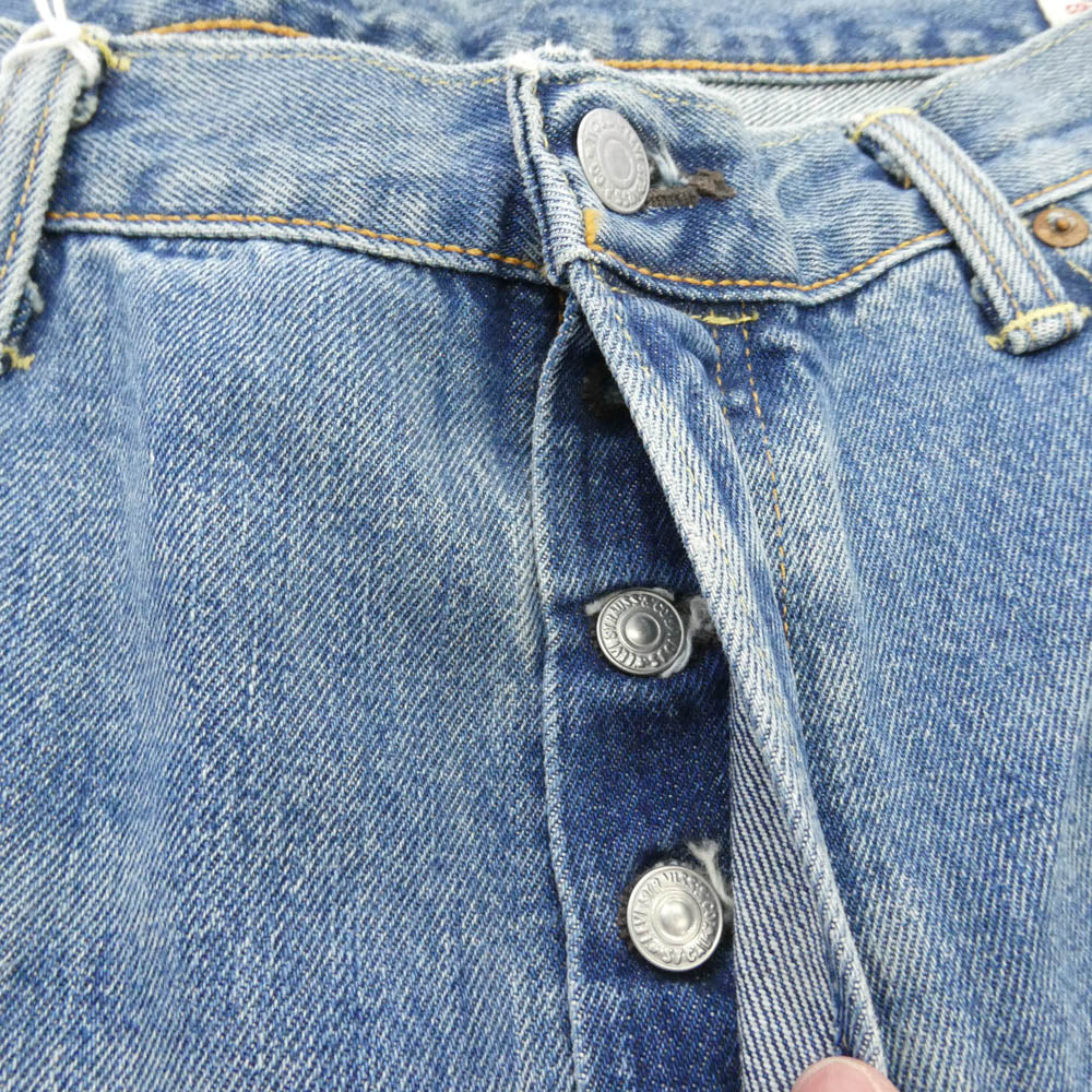 Levi's リーバイス 00501-2454 USA製 501 サークルR USED加工 WHITE OAK ホワイトオーク デニムパンツ ジーンズ インディゴブルー系 W36 L32【美品】【中古】