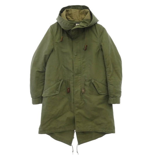 AMERICAN RAG CIE アメリカンラグシー AFN-M142-C0023 着脱式ボアライナー付 モッズコート ミリタリー コート カーキ系 1【中古】